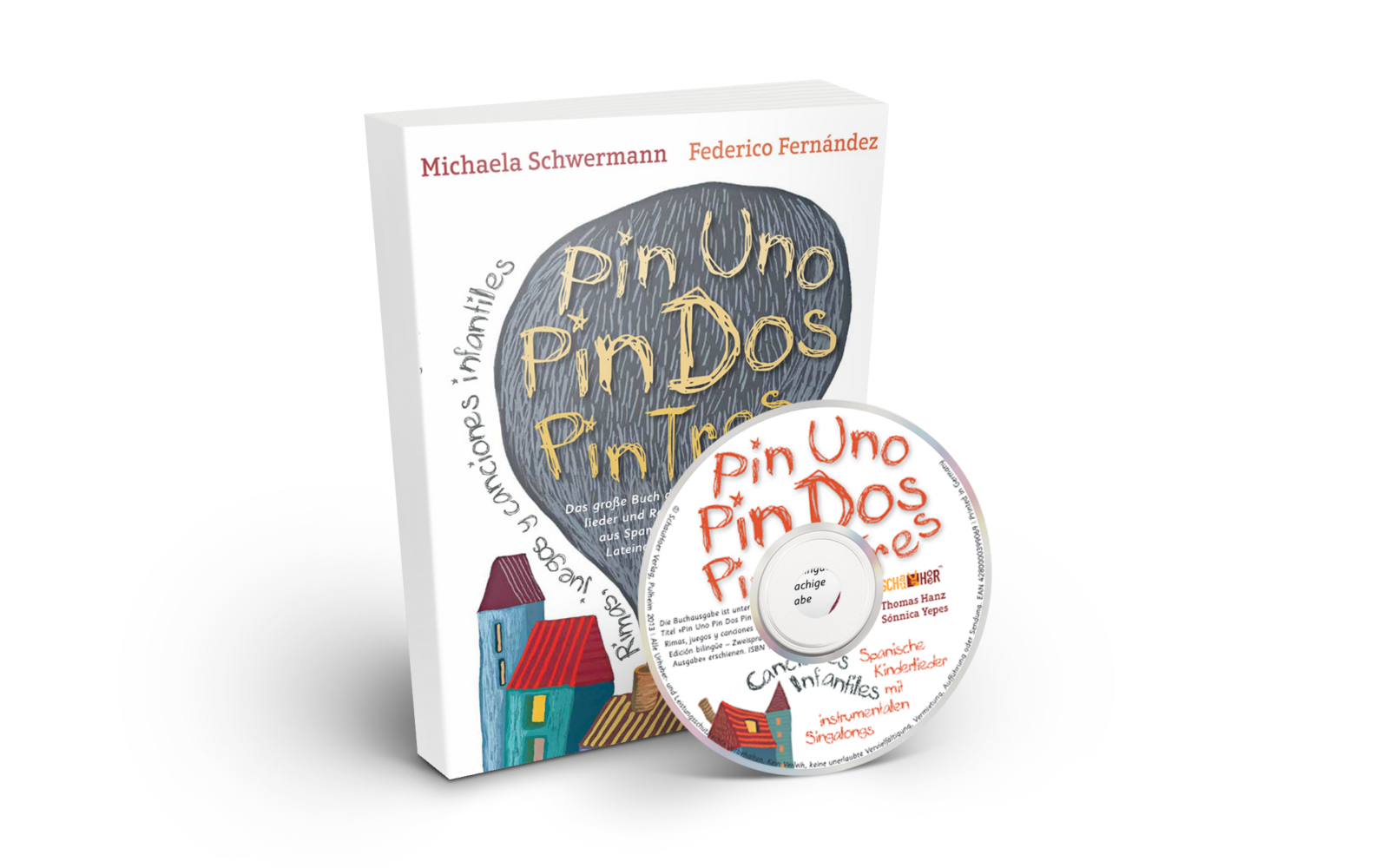 spanische kinderlieder: pin uno, pin dos, pin tres buch und cd